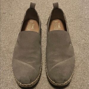 TOMS Taupe Slip-On Loafers